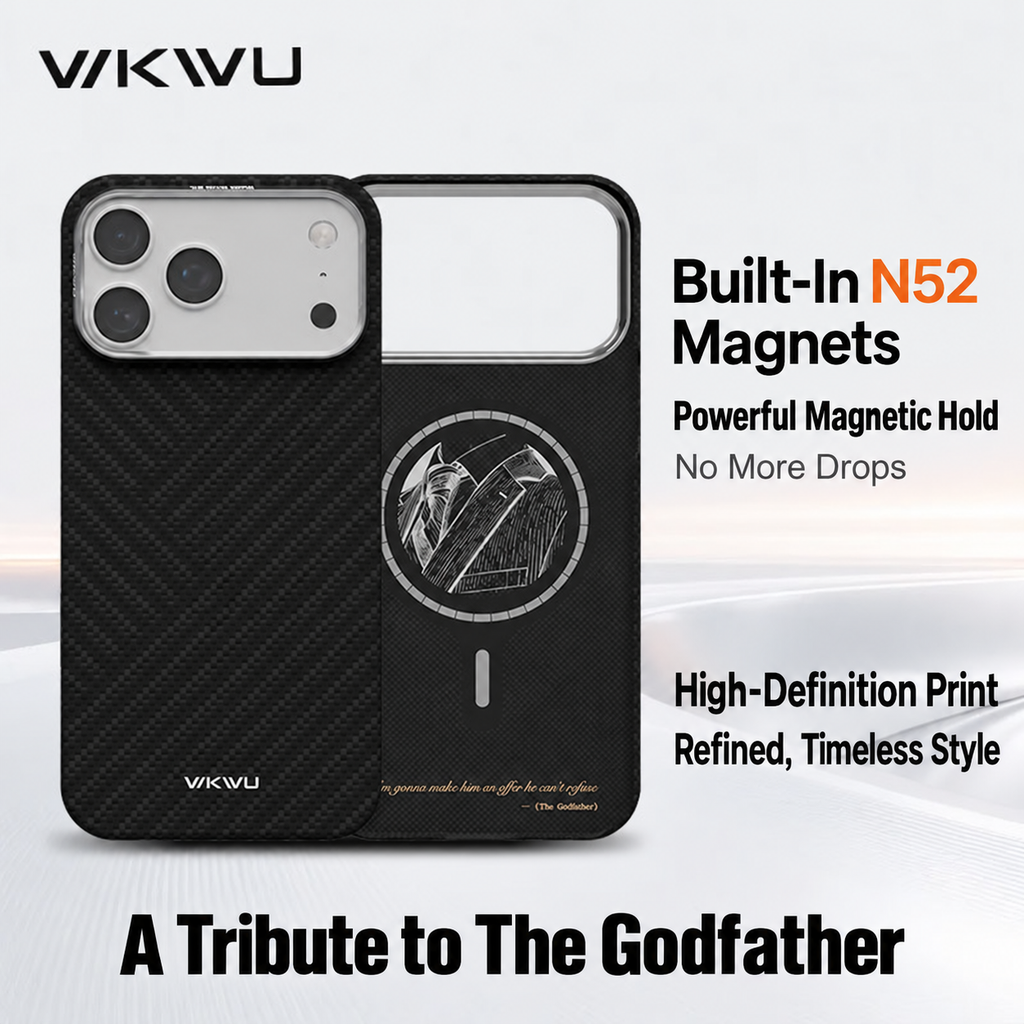 Midnight Black Aramid Fiber Case