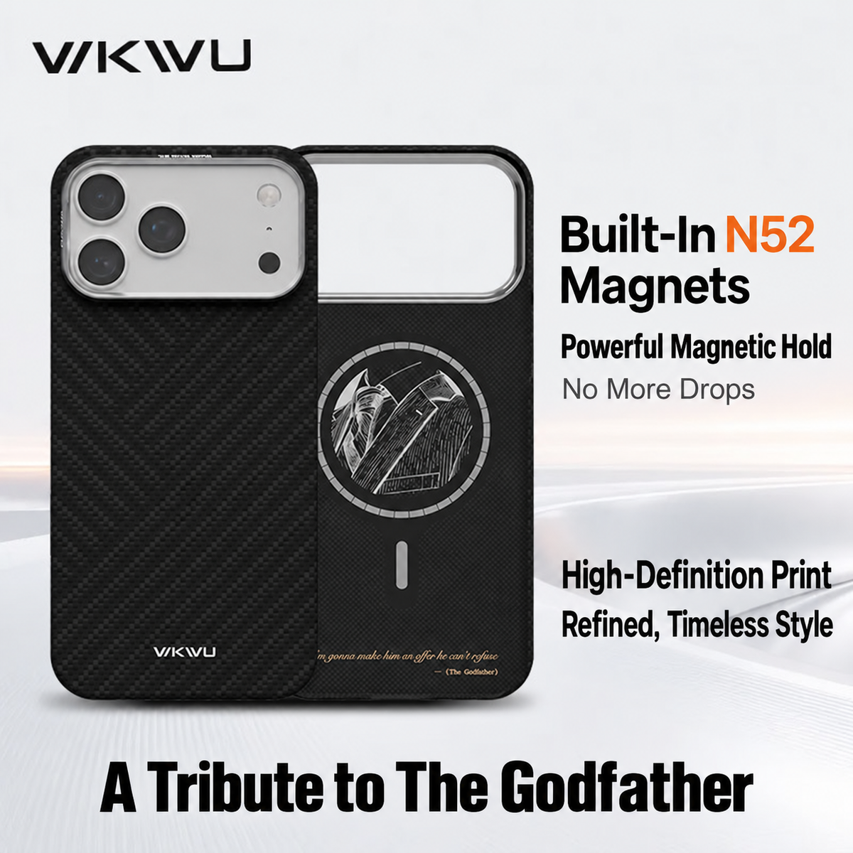 Midnight Black Aramid Fiber Case